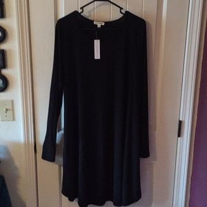Long Sleeve Swing Dress